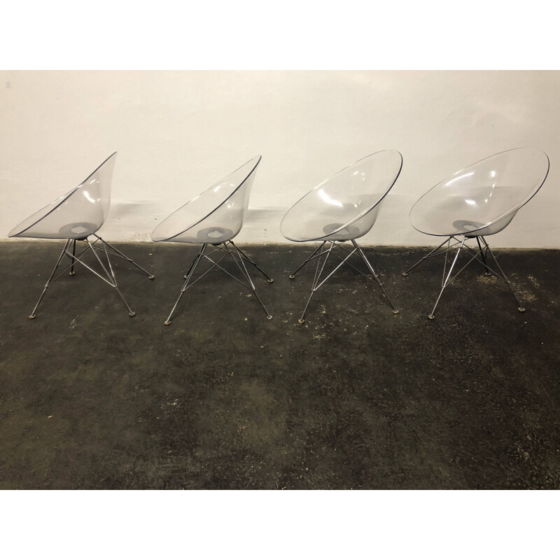 Set of 4 vintage chairs Eros