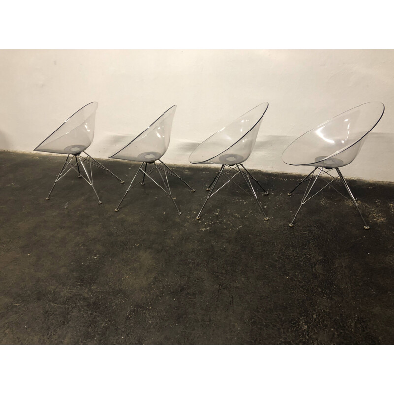 Set of 4 vintage chairs Eros