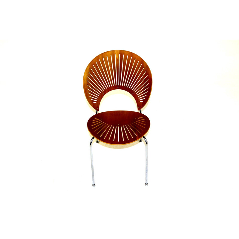 Set de 4 chaises de table vintage  model. 3298 Trinidad Nanna Ditzel Danemark 1960