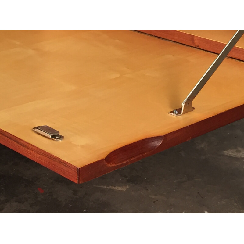 Bofinger sideboard in teak ansd steel, PHILIPPON & LECOQ - 1958