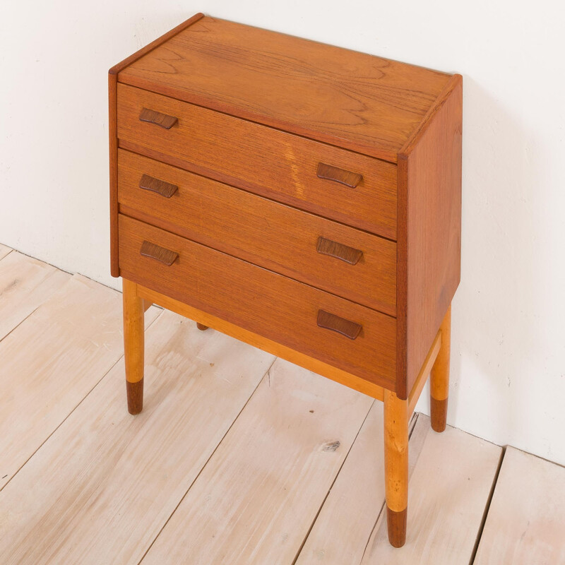 Vintage commode of nachtkastje van Carl Aage Skov, Denemarken 1960