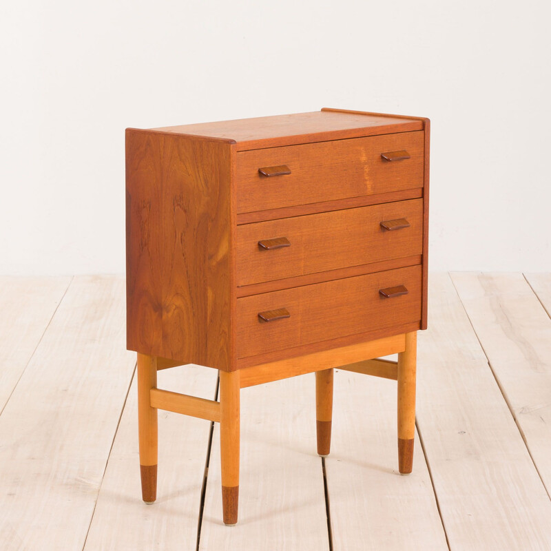 Vintage commode of nachtkastje van Carl Aage Skov, Denemarken 1960