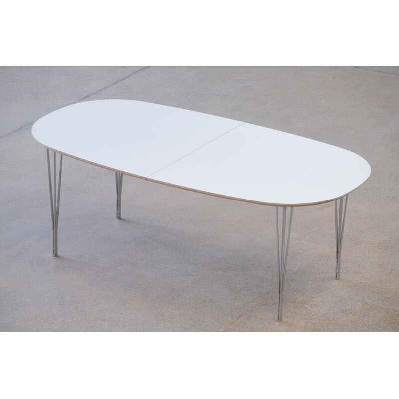 Table vintage par la maison Haslev Danemark 1990