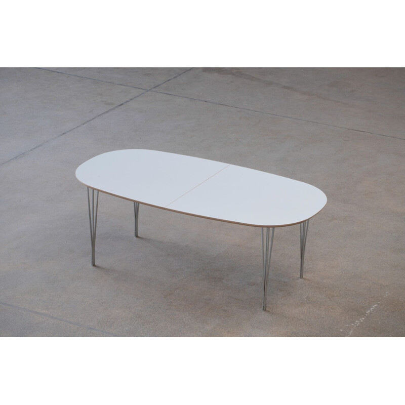 Table vintage par la maison Haslev Danemark 1990