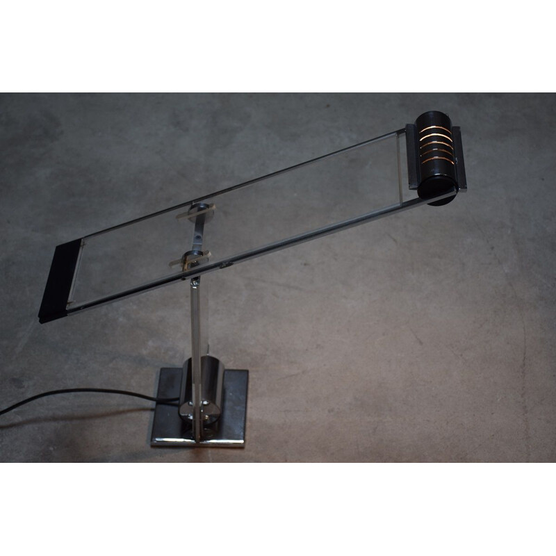 Lámpara vintage de balancín simple oblicua de Yonel Lebovici