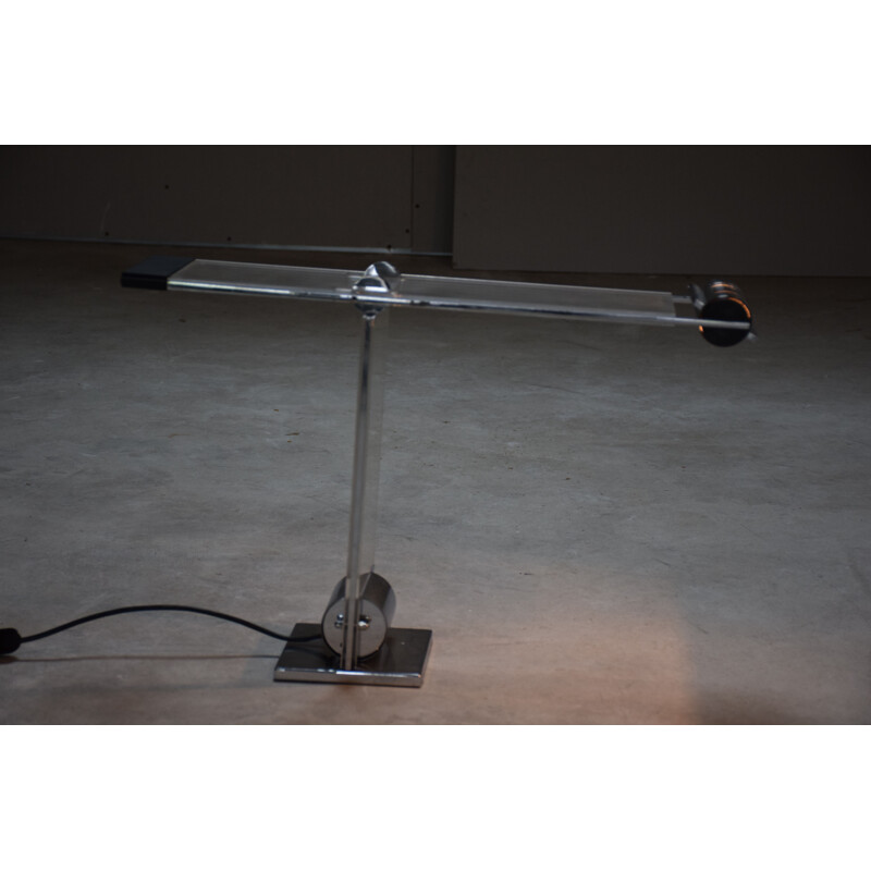 Lámpara vintage de balancín simple oblicua de Yonel Lebovici