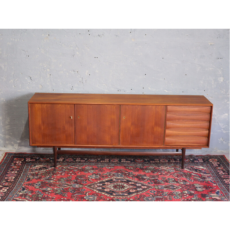 Vintage Teak Sideboard by Sven Andersen, Norway 1950s