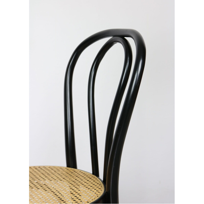 Vintage N 218 Black Chair by Michael Thonet