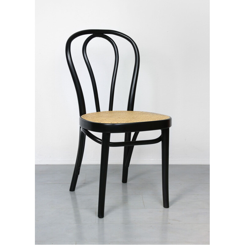 Paire de chaises vintage noires N218 par Michael Thone