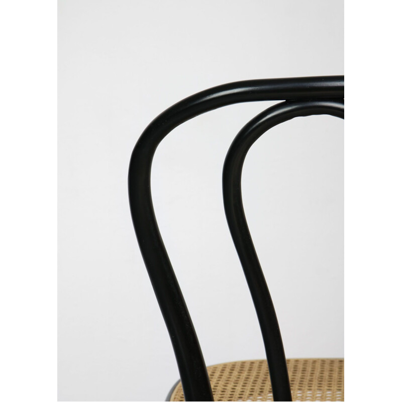 Paire de chaises vintage noires N218 par Michael Thone