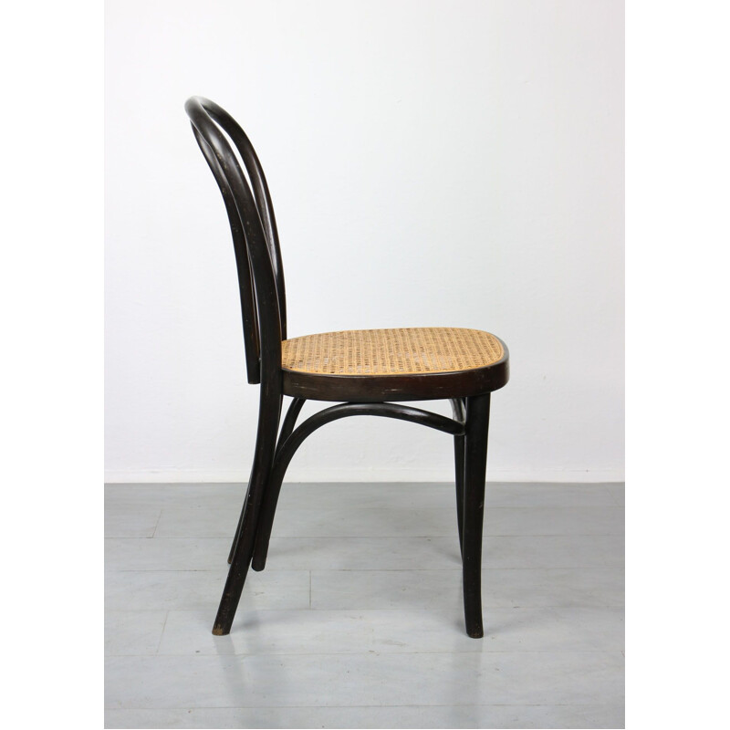 Vintage N 218 Dark Brown Chair by Michael Thonet