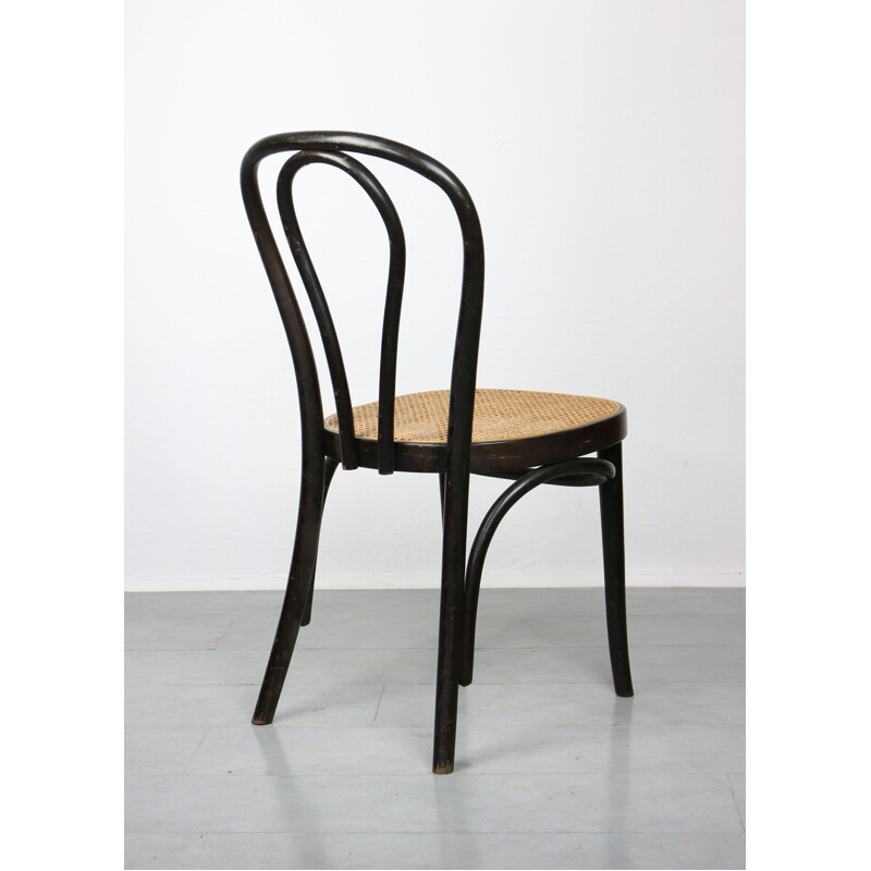 Vintage N 218 Dark Brown Chair by Michael Thonet