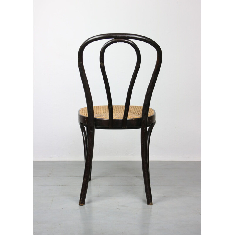 Vintage N 218 Dark Brown Chair by Michael Thonet