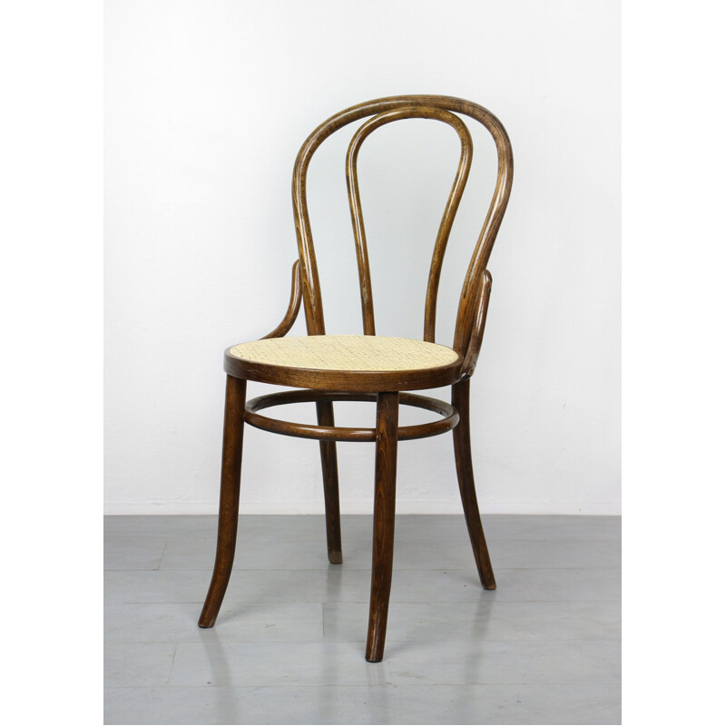 Sedia vintage N 18 marrone di Michael Thonet, 1 di 3