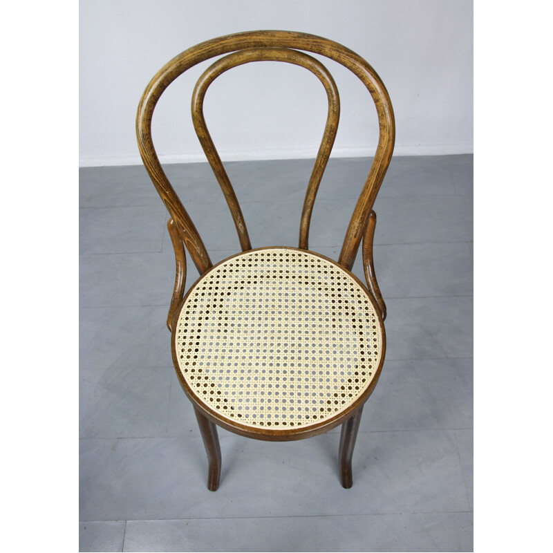 Vintage N 18 Brown Chair by Michael Thonet, 1of 3