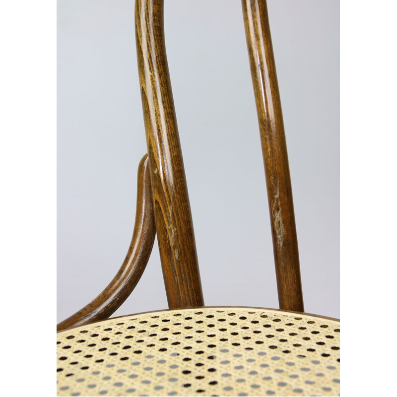 Cadeira castanha Vintage N 18 de Michael Thonet, 1 de 3