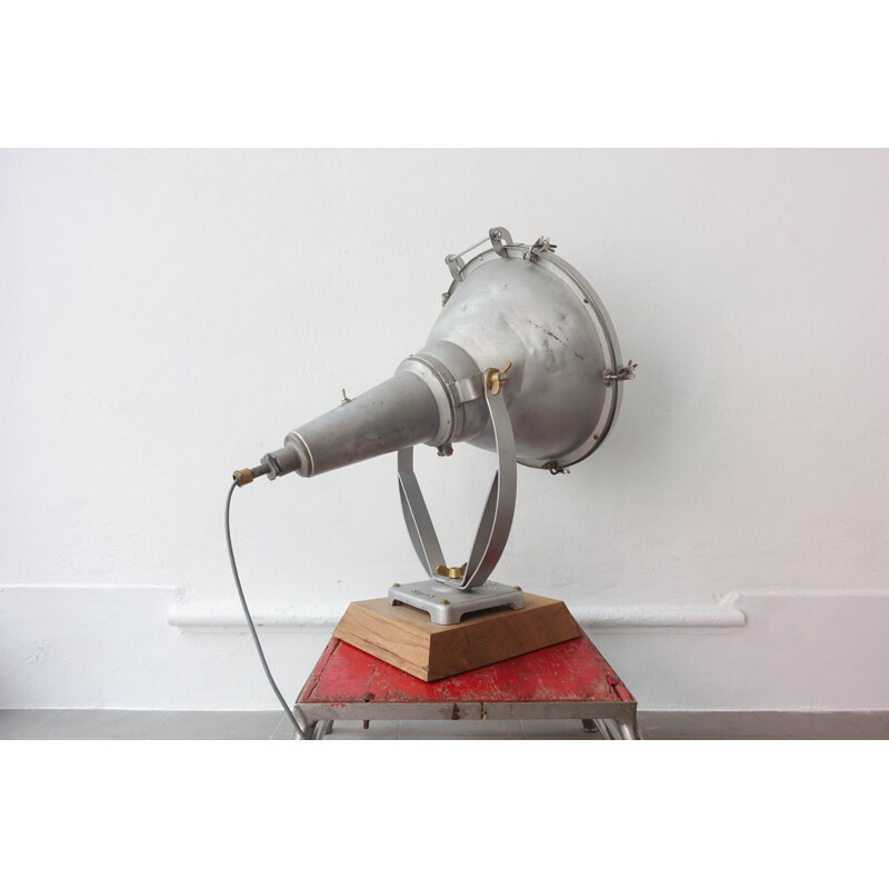 Vintage Exterior Focus Lamp XXL Mazda Paris Industrial 1930s