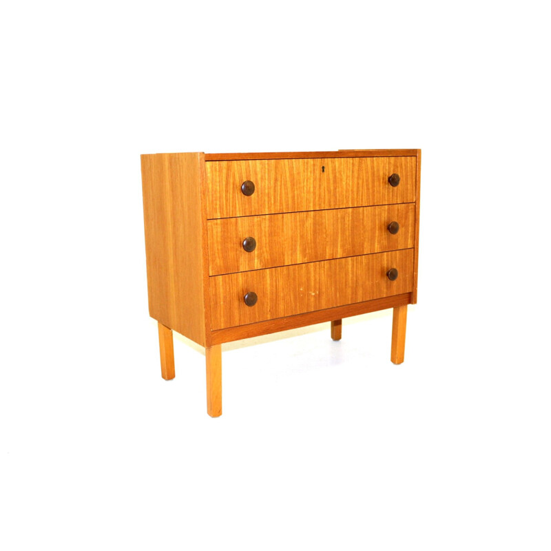 Scandinavian teak chest of drawers, Sweden 1960