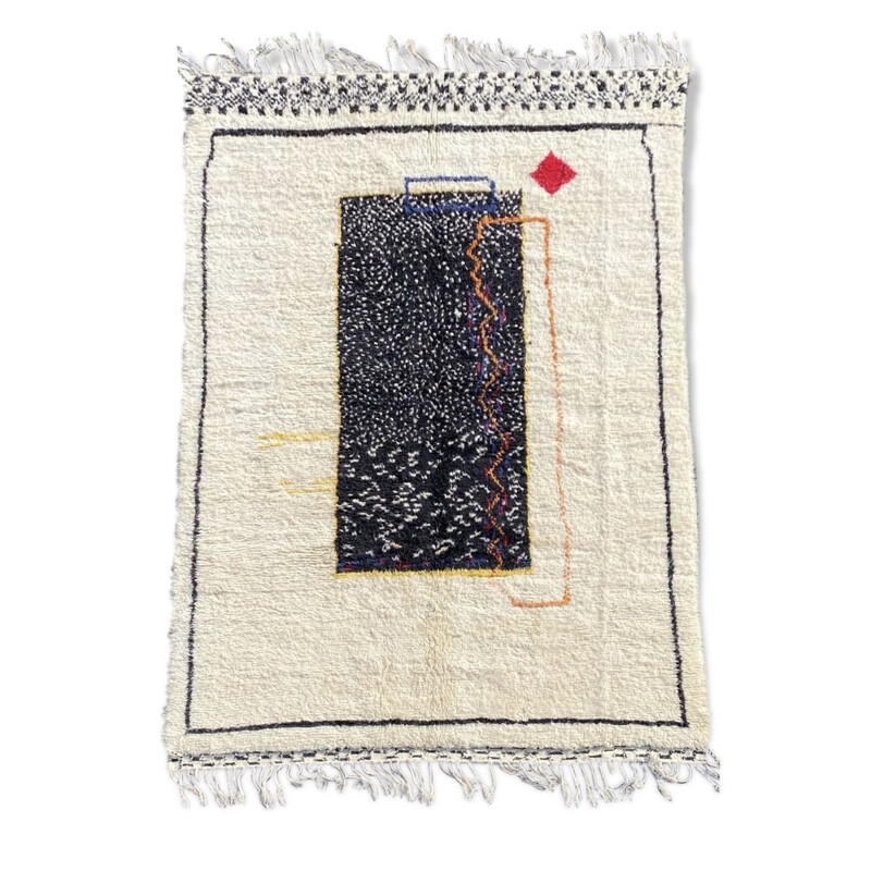 Vintage Berber carpet new Beni Ouarain