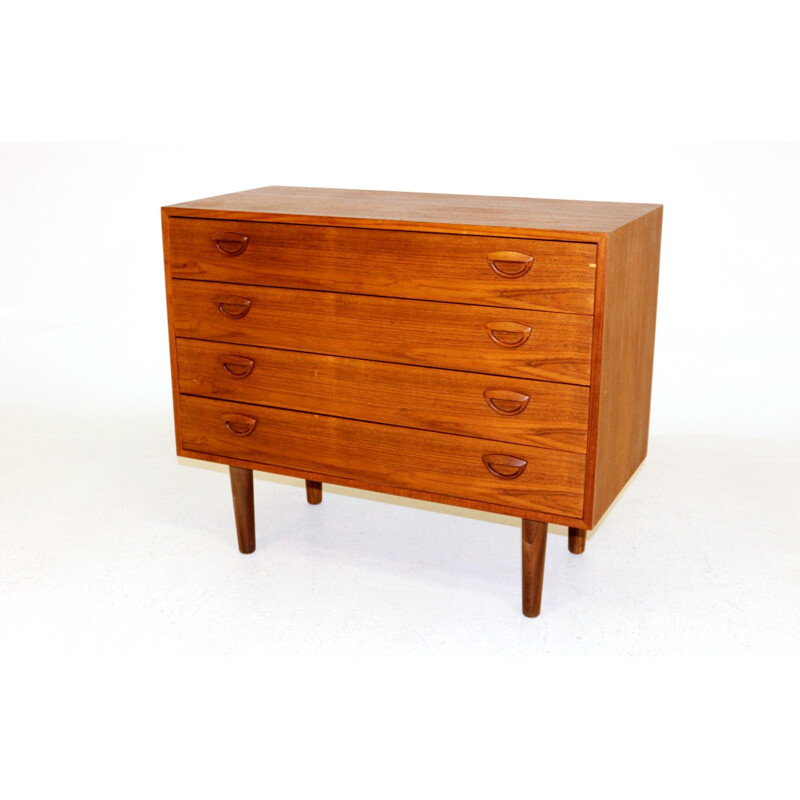 Vintage teak chest of drawers Kai Kristiansen, Sweden 1960