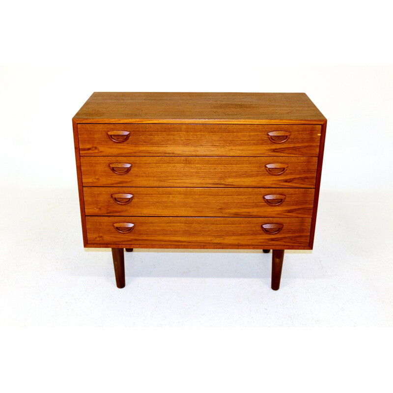 Vintage teak chest of drawers Kai Kristiansen, Sweden 1960