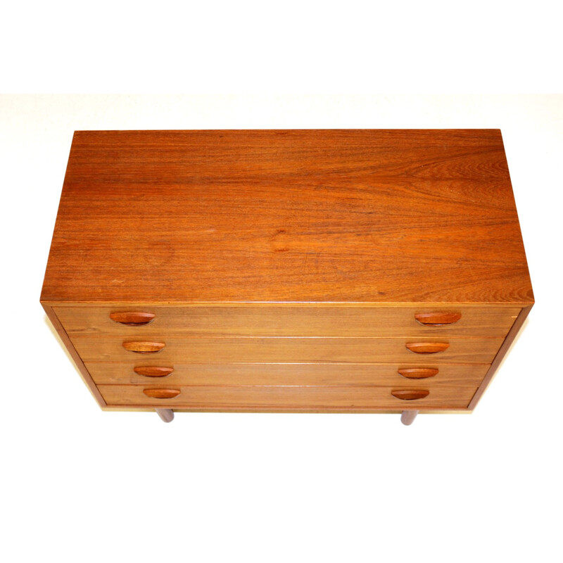 Vintage teak chest of drawers Kai Kristiansen, Sweden 1960