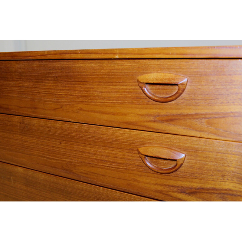 Vintage teak chest of drawers Kai Kristiansen, Sweden 1960