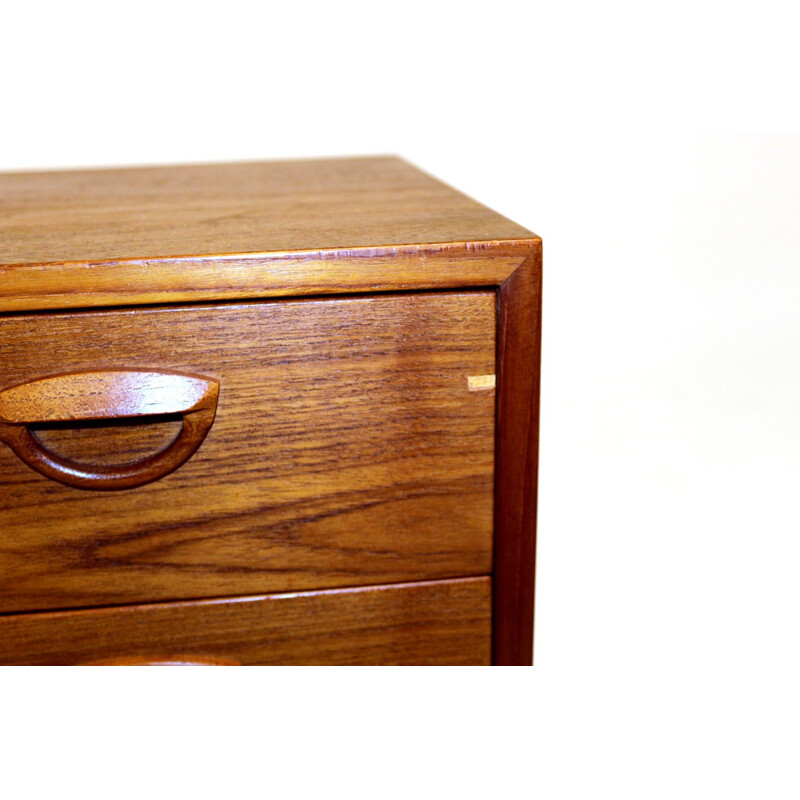 Vintage teak chest of drawers Kai Kristiansen, Sweden 1960