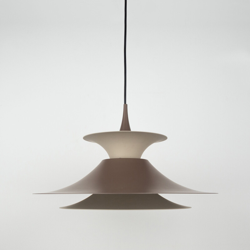 Vintage pendant lamp Radius by Erik Balslev, Fog og Mørup, Danish 1977