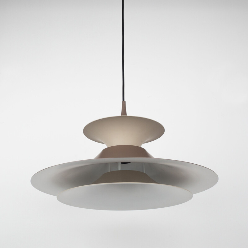 Vintage pendant lamp Radius by Erik Balslev, Fog og Mørup, Danish 1977