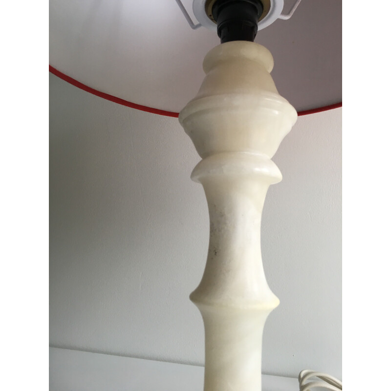 Vintage alabaster lamp