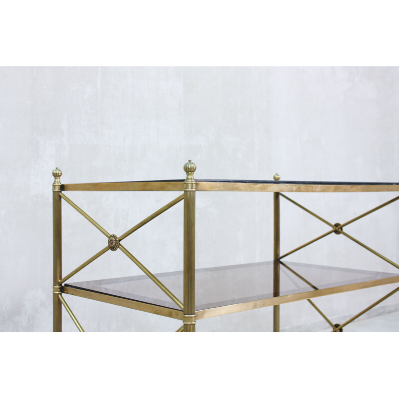 Vintage Brass Trolley French 1960s