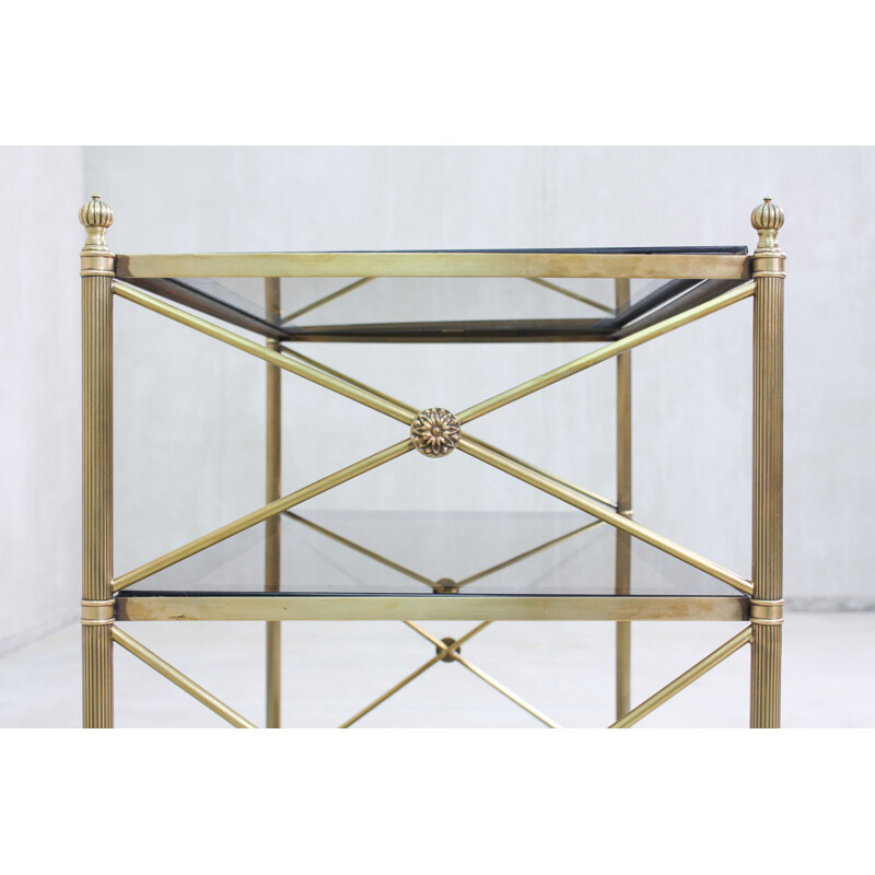 Vintage Brass Trolley French 1960s
