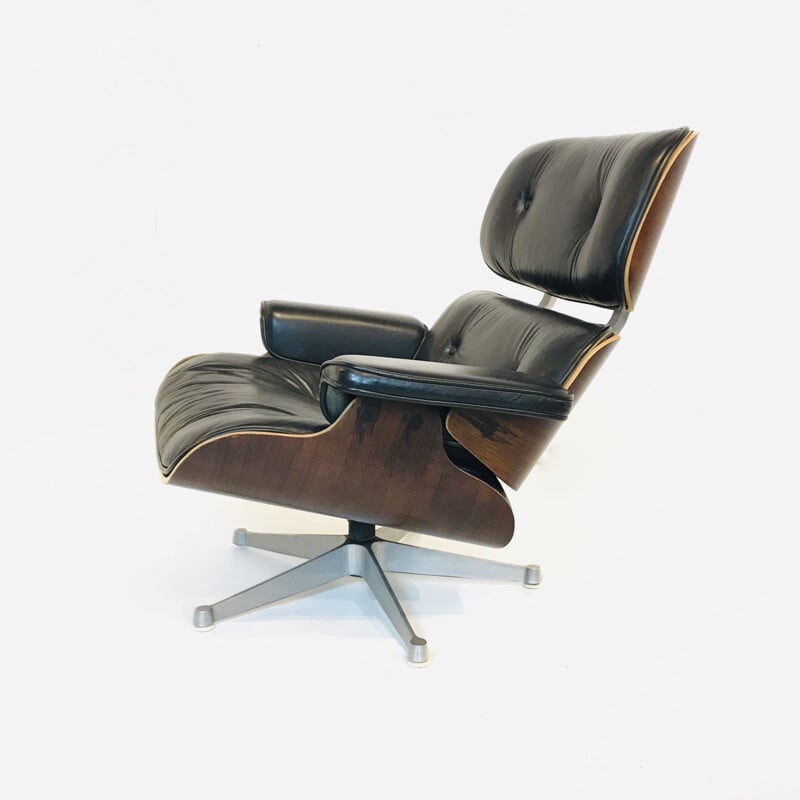 Fauteuil Lounge Chair par Charles & Ray Eames pour ICF De Padova, Italie, 1970s