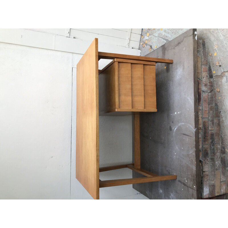 Vintage desk with  compass feet 1960's