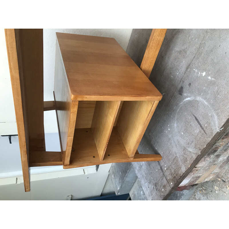 Vintage desk with  compass feet 1960's