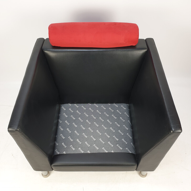 Vintage East Side Lounge Chair by Ettore Sottsass for Knoll Inc.  Knoll International, 1980s