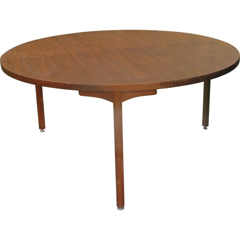 Vintage round table stamped Jens Risom 1970