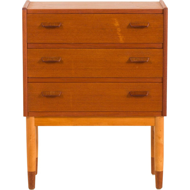 Vintage commode of nachtkastje van Carl Aage Skov, Denemarken 1960