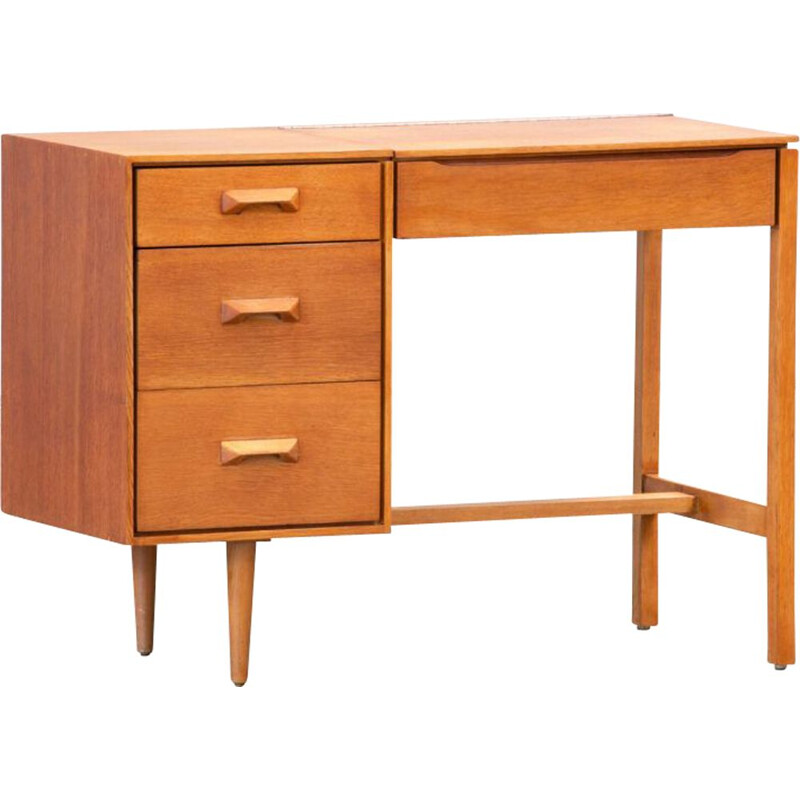 Vintage Desk Scandinavian Golden Oak 