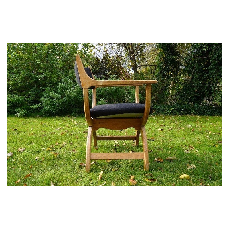 Vintage Chair In Oak Henning Kjærnulf Kurul