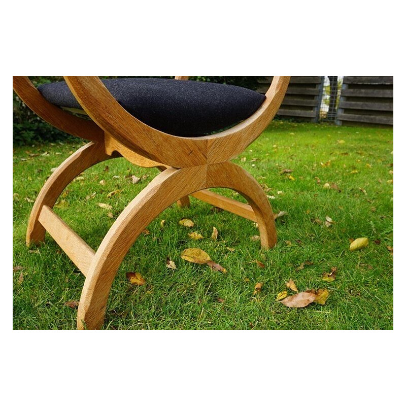 Vintage Chair In Oak Henning Kjærnulf Kurul