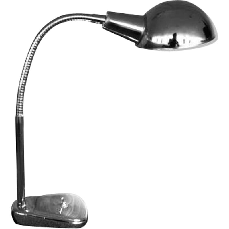 Vintage chromed desk lamp, 1950