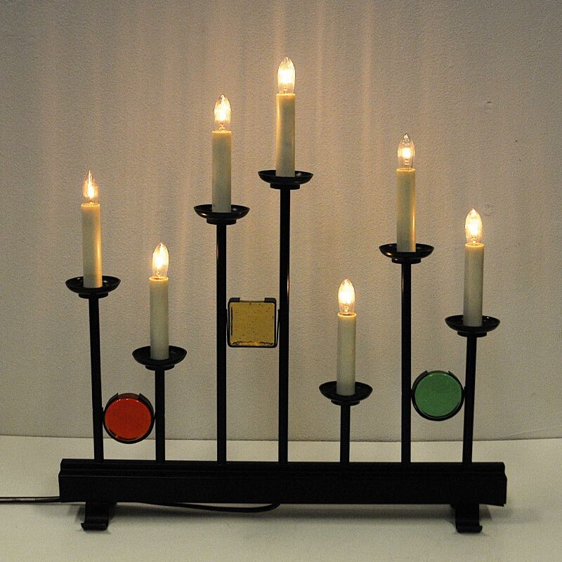 Vintage Fantasy Candelabrum by Erik Höglund for Osram Sweden 1960s