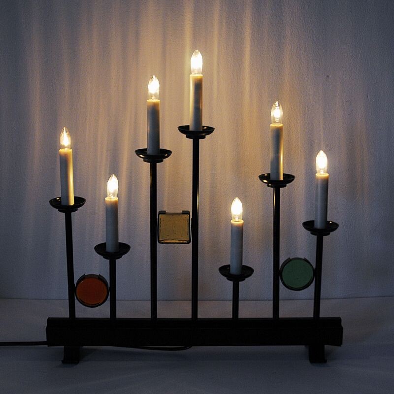 Vintage Fantasy Candelabrum by Erik Höglund for Osram Sweden 1960s