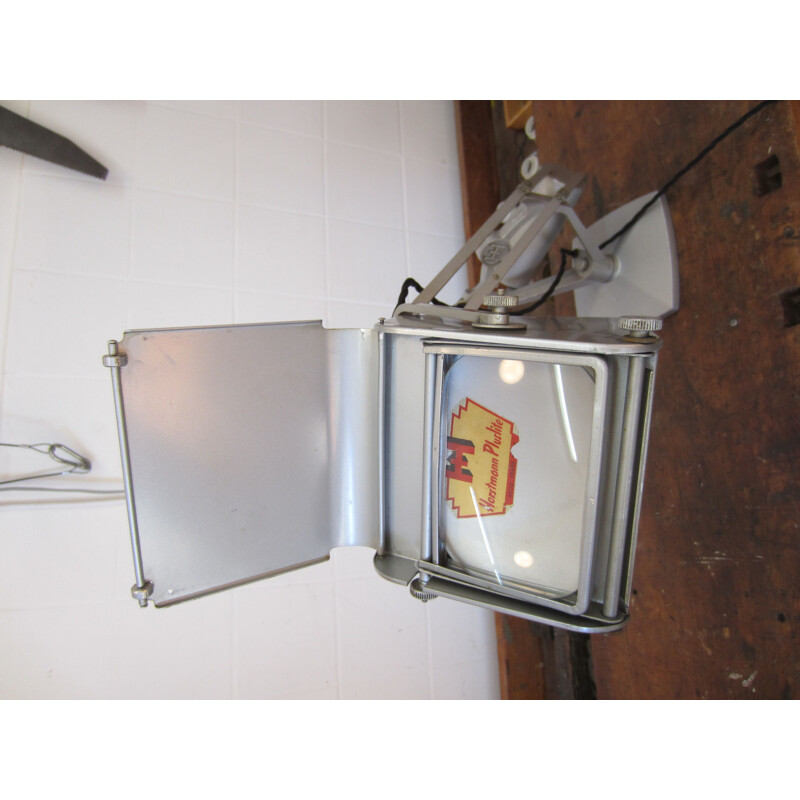 Vintage articulated industrial lamp Hadrill & Horstmann Pluslite