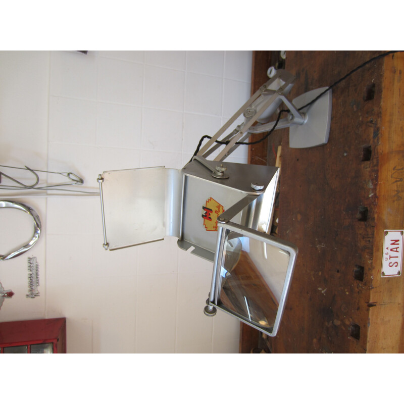 Lampe industrielle vintage articulée Hadrill & Horstmann Pluslite