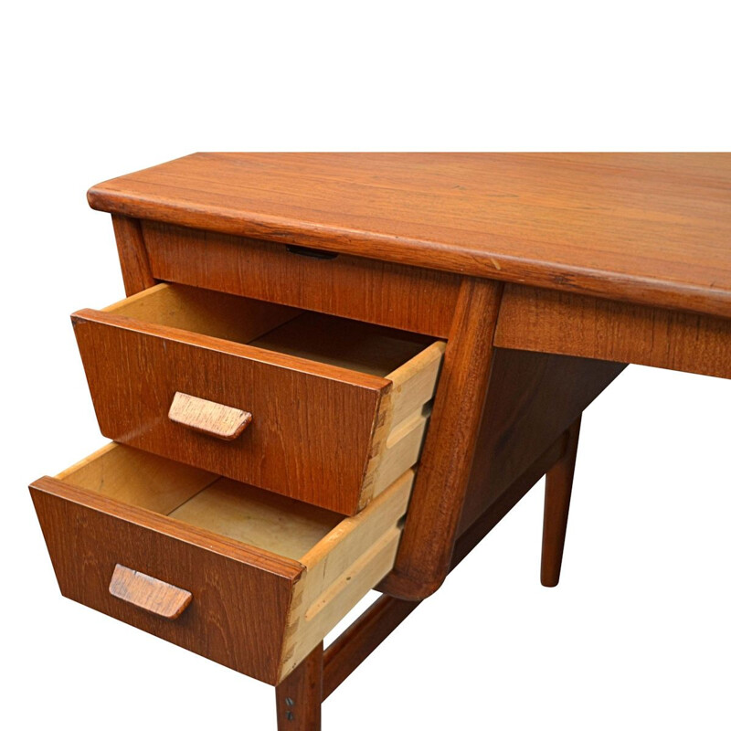 Vintage teak desk Carl Aage Skov