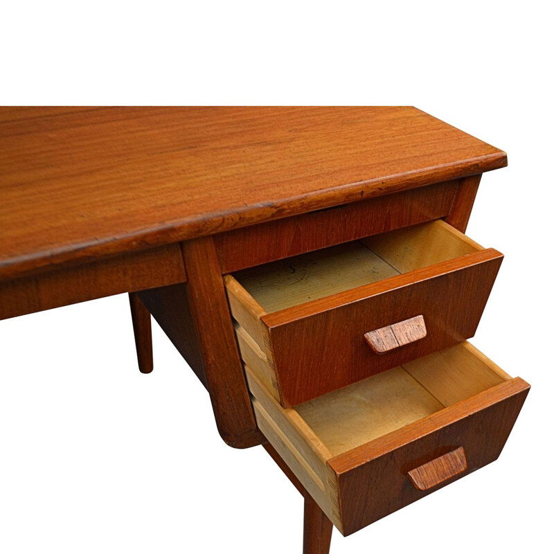 Vintage teak desk Carl Aage Skov