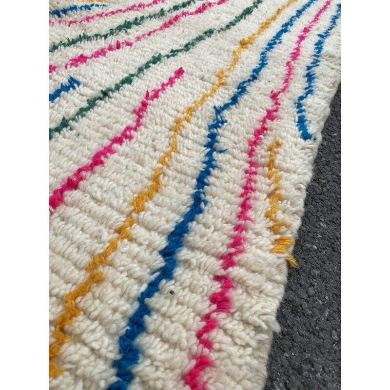 Vintage berber carpet corridor